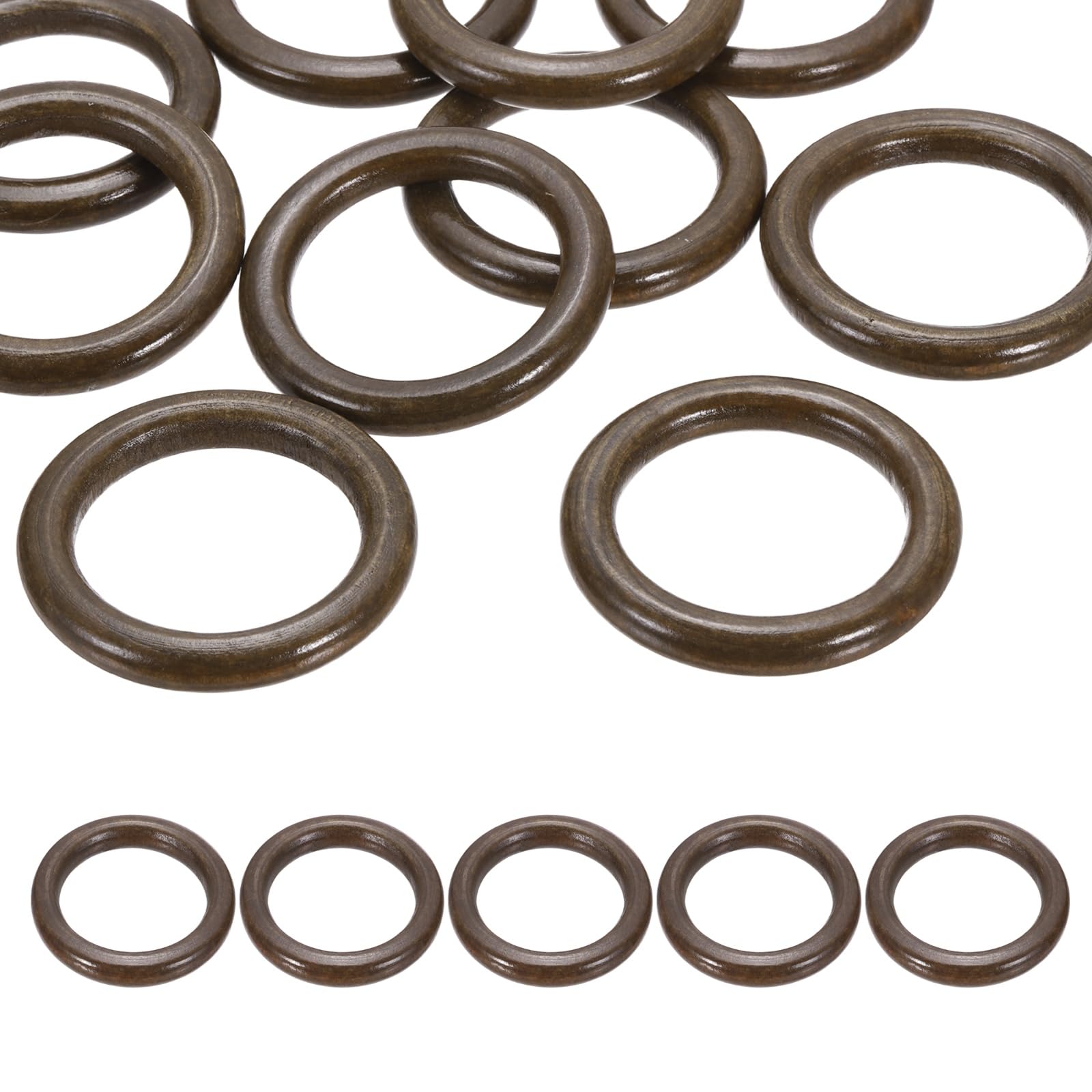 Anneaux en bois de 70mm pour créer vos suspensions de plantes DIY