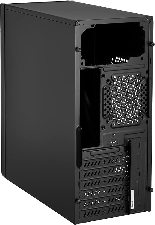 Silver Stone SST-PS13B SilverStone Precision Series Compact ATX Case, Black