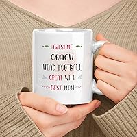 Vista 69 de Regalo feliz para el día de la madre para mamá, técnico de gis de hijo, hija o marido, regalo esposa de 11 onzas, taza de cerámica blanca de 15 onzas