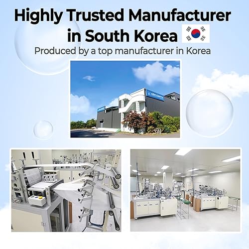 Miniatura 7 de Ask Earth KF94 Face Masks 4 Layer Protection Safety Mask with 3D Design for Maximum Protection Made In Korea- Black