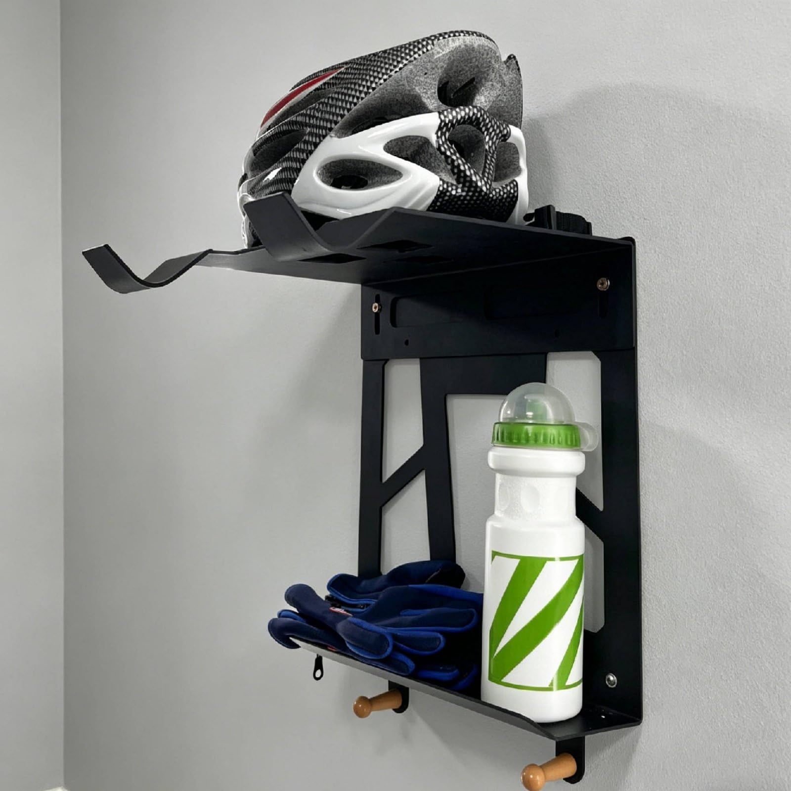 Fahrrad Wandhalterung Fahrradhalter Fahrradaufhängung Fahrradablage Fahrradträger aus Kohlenstoffstahl Universell für Rennrad Und Mountainbike mit