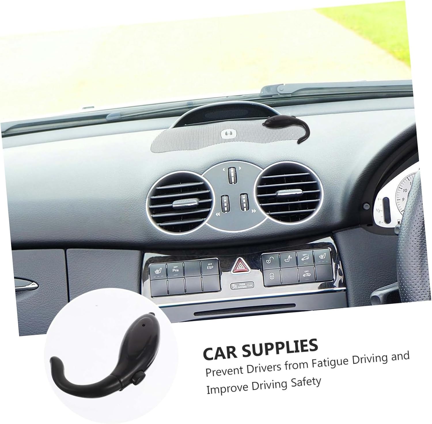 Driver Sleep Detection Alarm with Internal Buzzer Drowsiness Safety System for Car Drivers Fatigue Reduction Reminder Compatible with Multiple Vehicle Models Driving Assistant