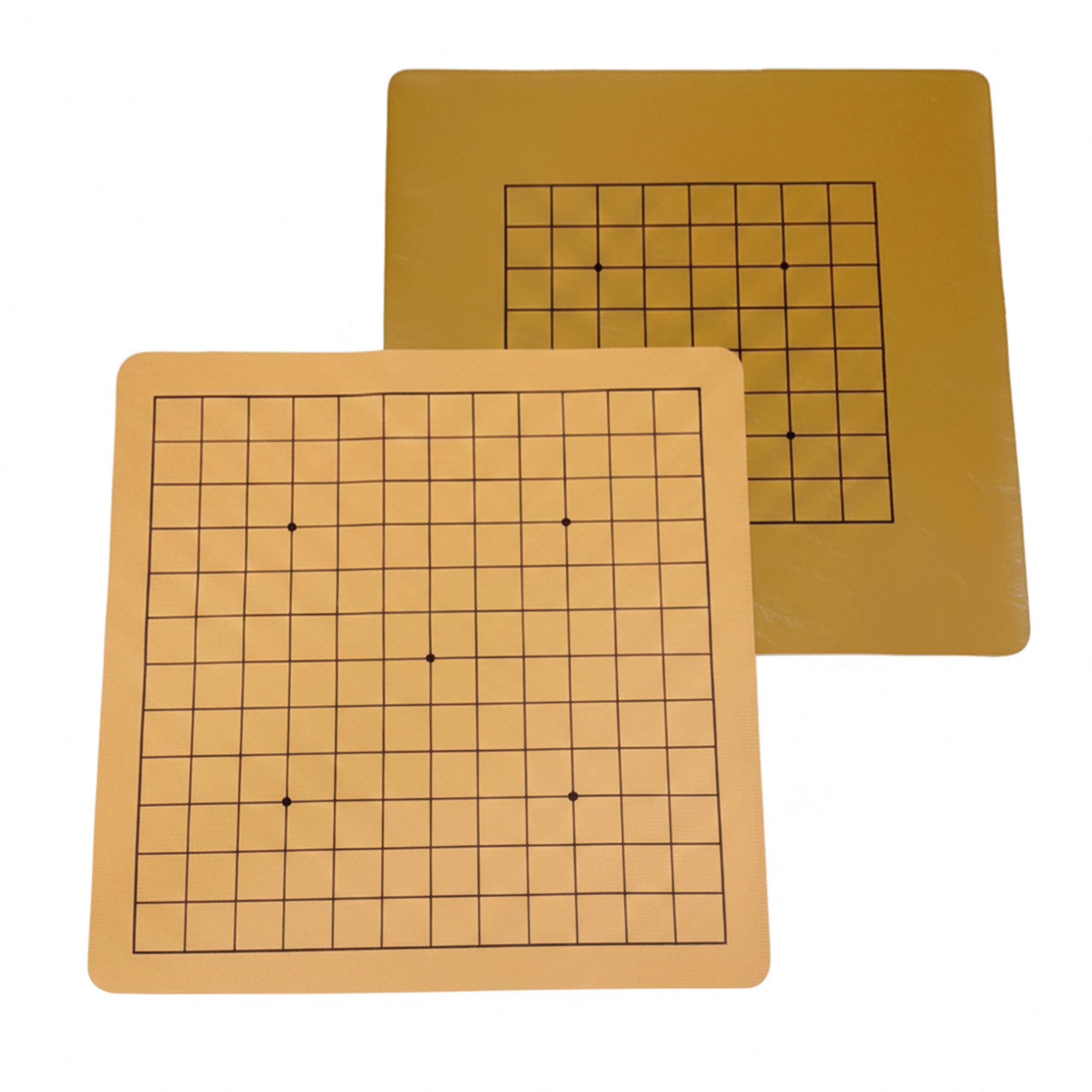 Amazon | 碁盤 13路 と 9路 人工皮革製 表裏使える 滑りにくい 初心者