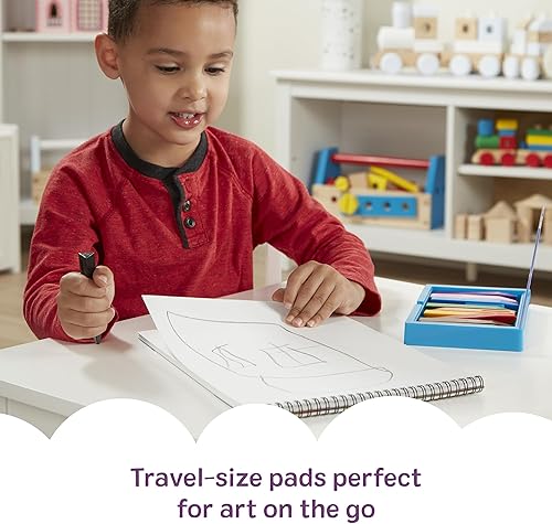 Miniatura 6 de Melissa & Doug Papel de dibujo, bloc de bocetos, paquete de 2 unidades para colorear, escribir o pintar (9 x 12 pulgadas), 50 hojas cada uno, bloc