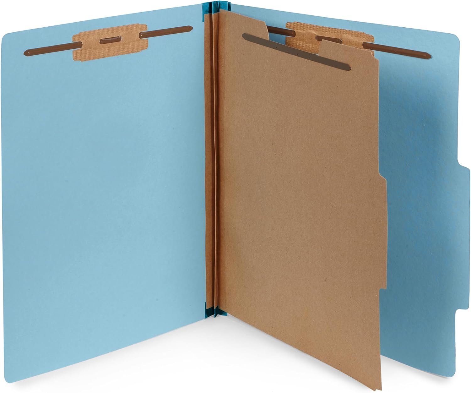 Blue Summit Supplies 30 Blue Classification Folders, 1 Divider, Letter