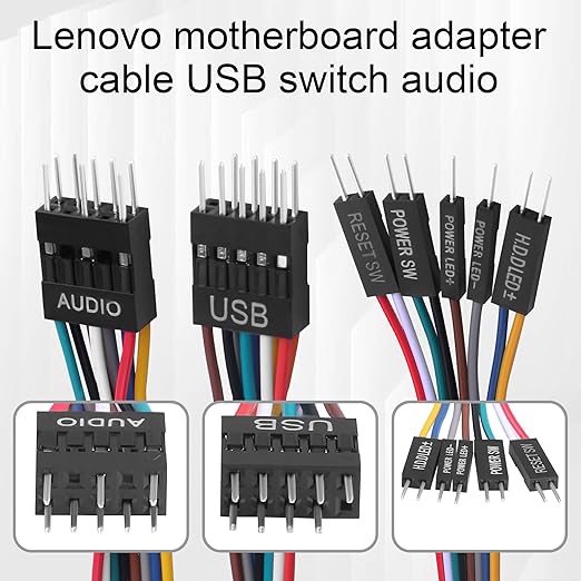 Kit Adaptador Panel Frontal Motherboard Comercial a ATX Estándar miniatura 4