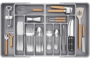 Lifewit Expandable Silverware Drawer Organizer