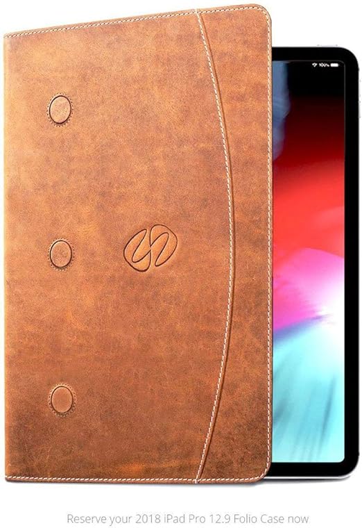 ipad pro 12.9 leather bolsa