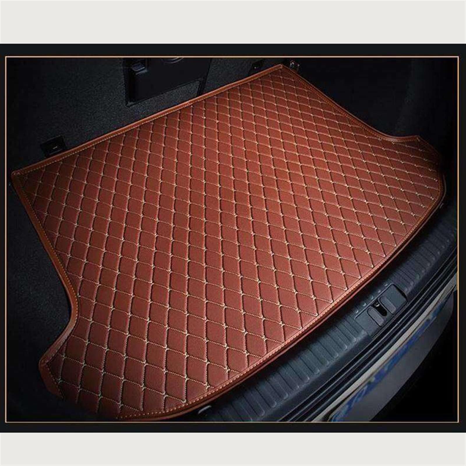 Car Boot Protector Custom Leather Car Trunk Mats For Suzuki For BALENO For Swift For Grand For Vitara For Celerio Auto Carpets Car Boot Mat(Brown)
