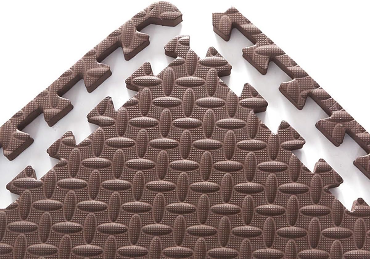 ECYC Ltd 16 Pcs 30x30cm Squares Foam Floor Mats, Kids Foam Floor Mat Tiles Soft Non Toxic EVA Foam Baby Play Mat Waterproof Foam Floor Baby Crawling Mat for Home, Nursery, Playroom, Gym