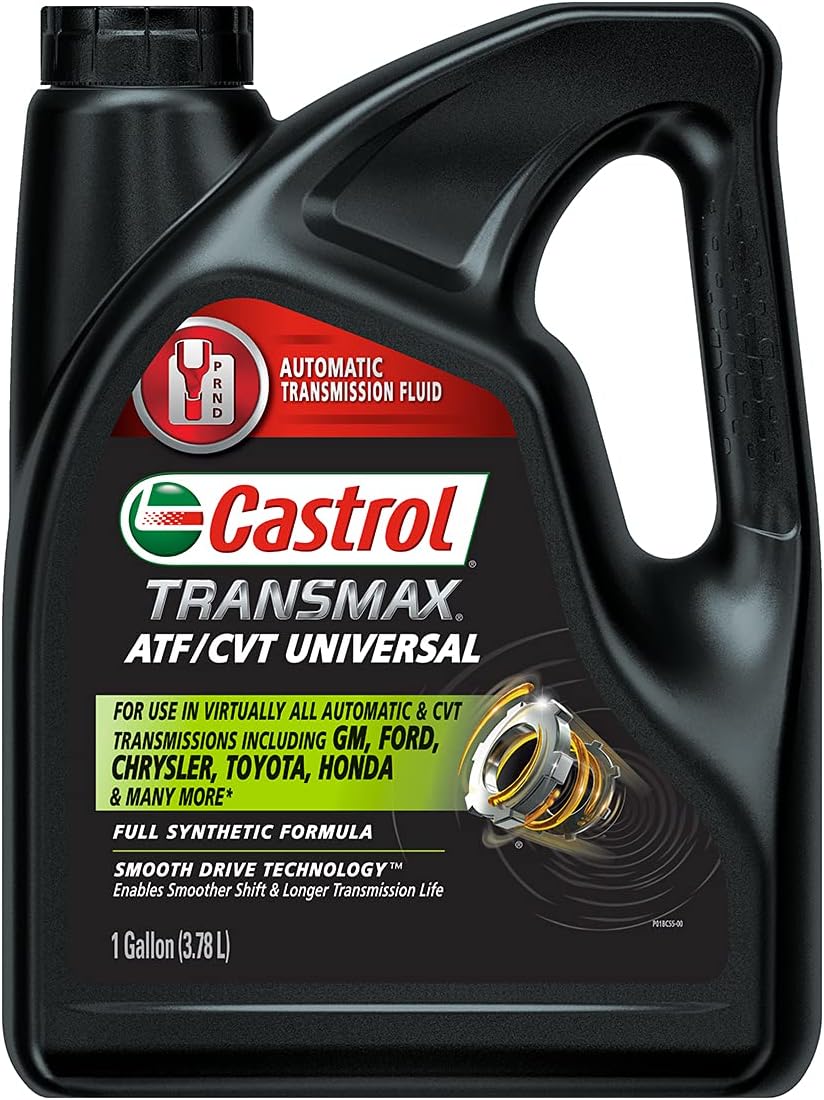 Transmax ATF/CVT Universal Automatic Transmission Fluid, 1 Gallon, Red, 128 Fl Oz (Pack of 1)