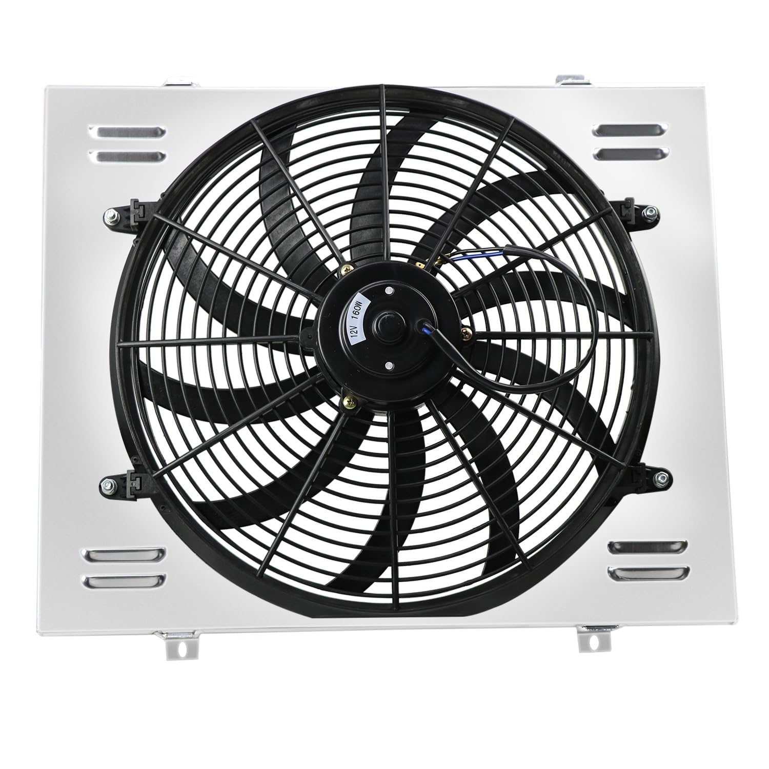 Radiator Shroud Fan for 1969-74 Nova/Firebird 1971-73 Camaro/Impala Caprice Multiple GM Models Electric Fan with Relay kit