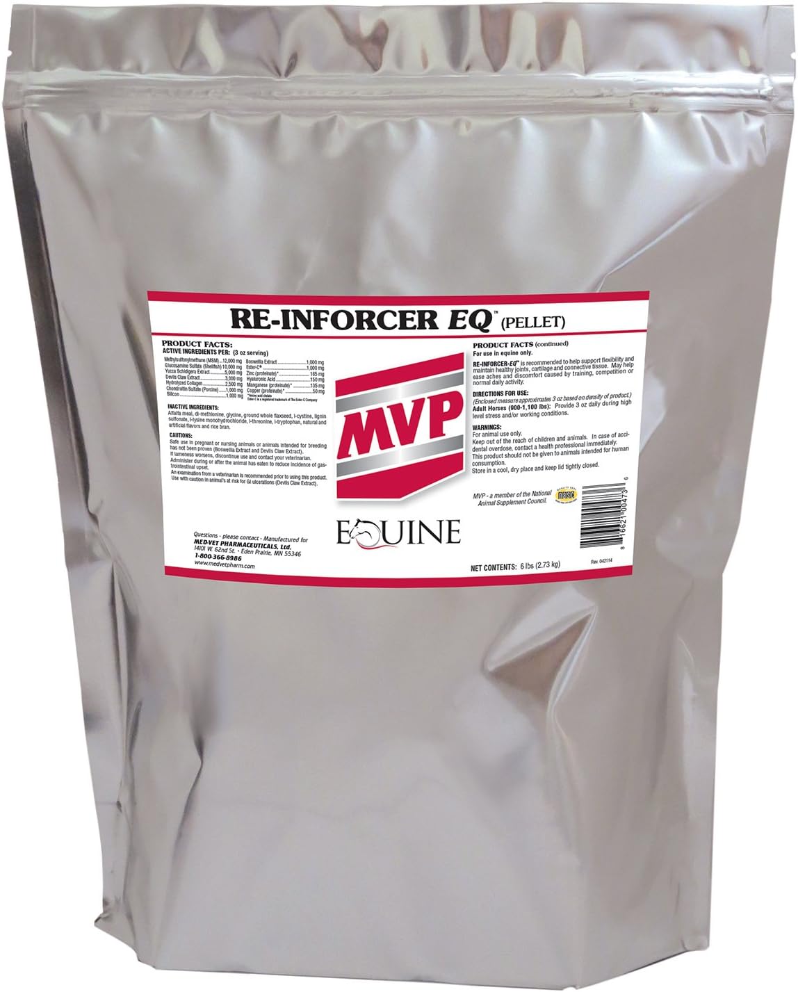 Re-Inforcer EQ (6lb) Joint/Ligament/Cartilage Support for Horses.…