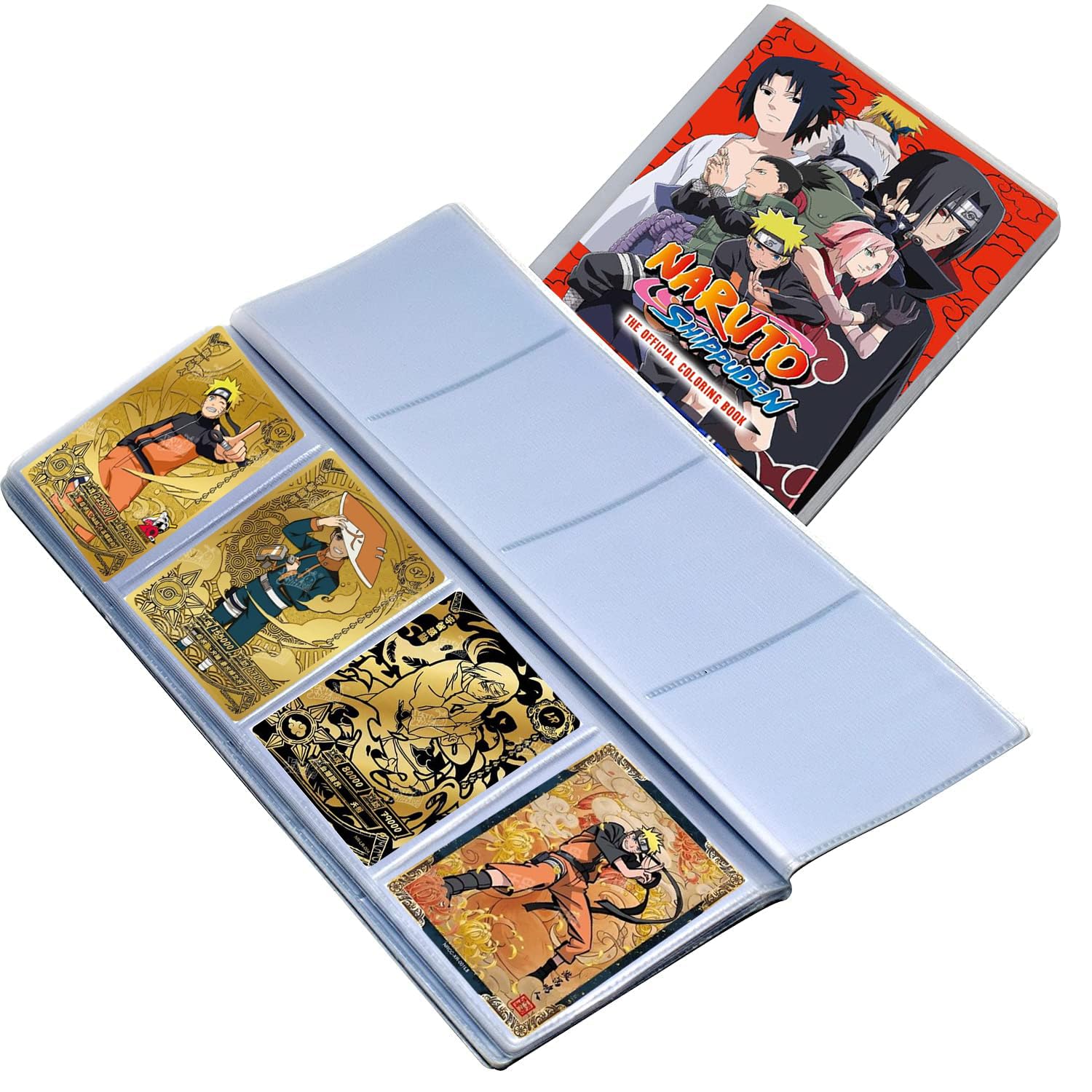Toysistan NARUTO Empty Card Binder 4 Pocket Card Binder with 26