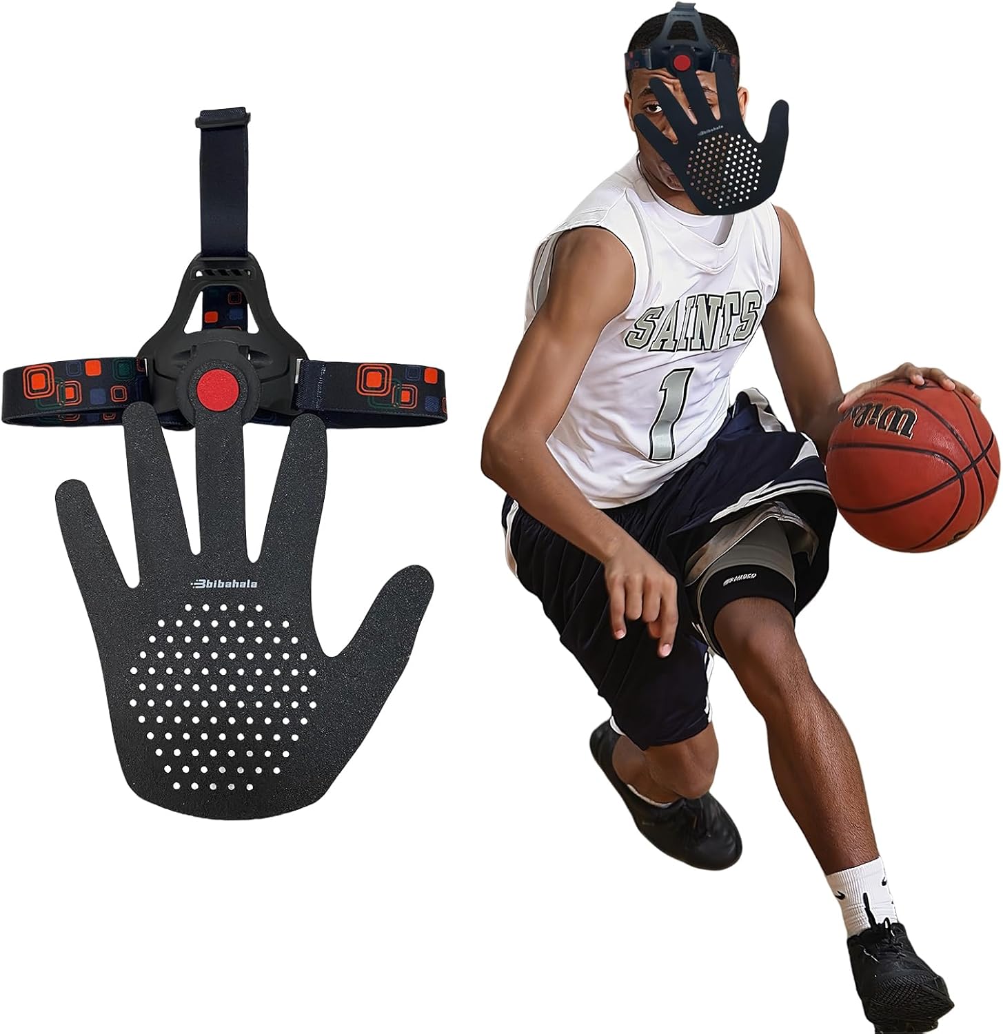 Headgear Blocking Guards Basketball Defensive Mask 2nd Generation 3D Eye-Blocking Shooting Dribble Mask Guard Shooter Jump Shot Basketball Associates Training Equipment