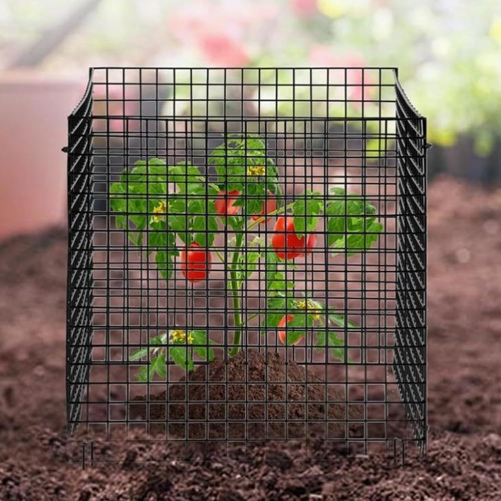 Gabbia protettiva per piante in rete metallica, copertura in filo metallico per ortaggi da giardino, arbusti, barriera per animali contro conigli, cervi, accessori per la cura delle piante da esterno