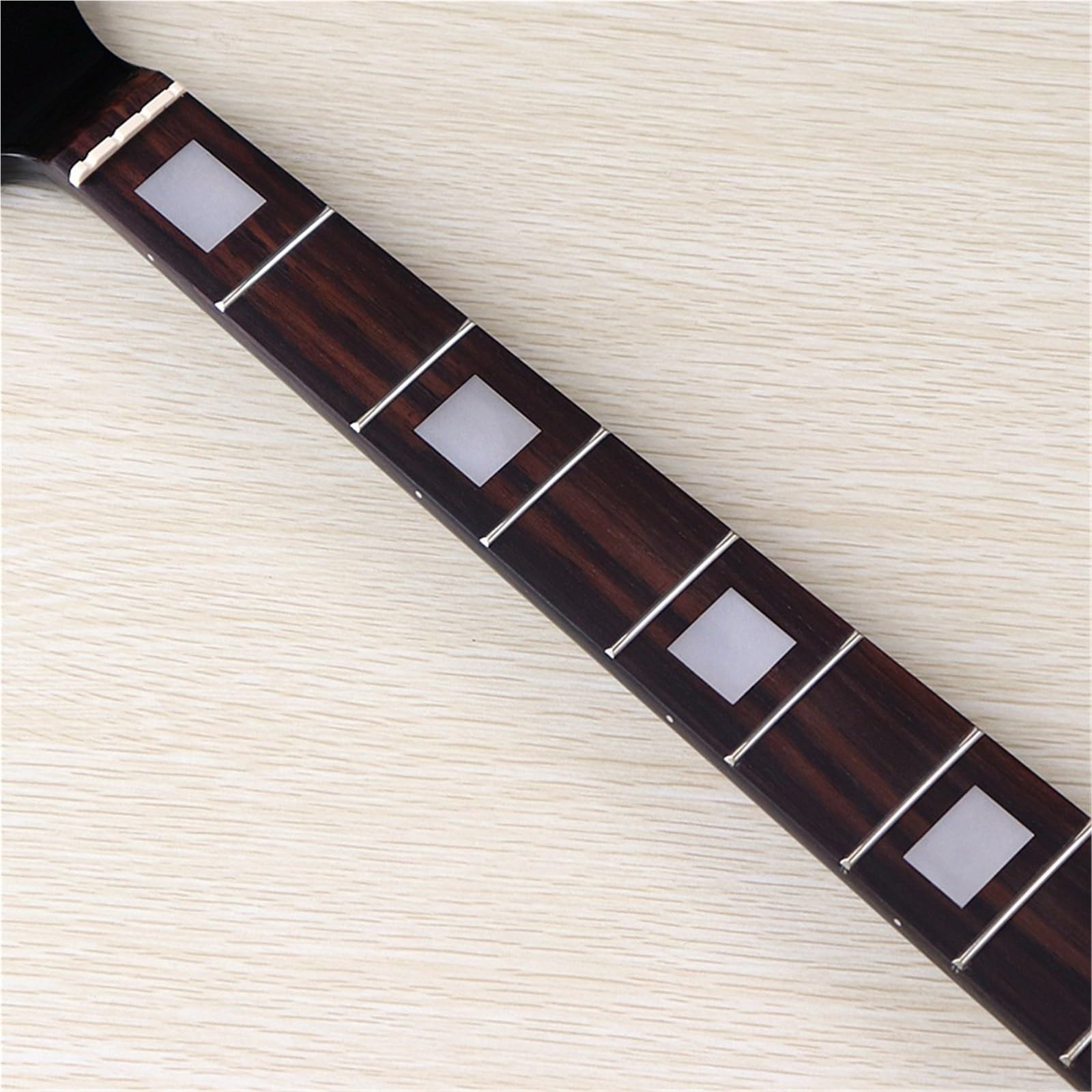 Manche De Guitare DIY Manche De Basse À Quatre Cordes 20 Frettes En Érable Noir Brillant Pour Modification De Guitare Électrique Accessoires DIY