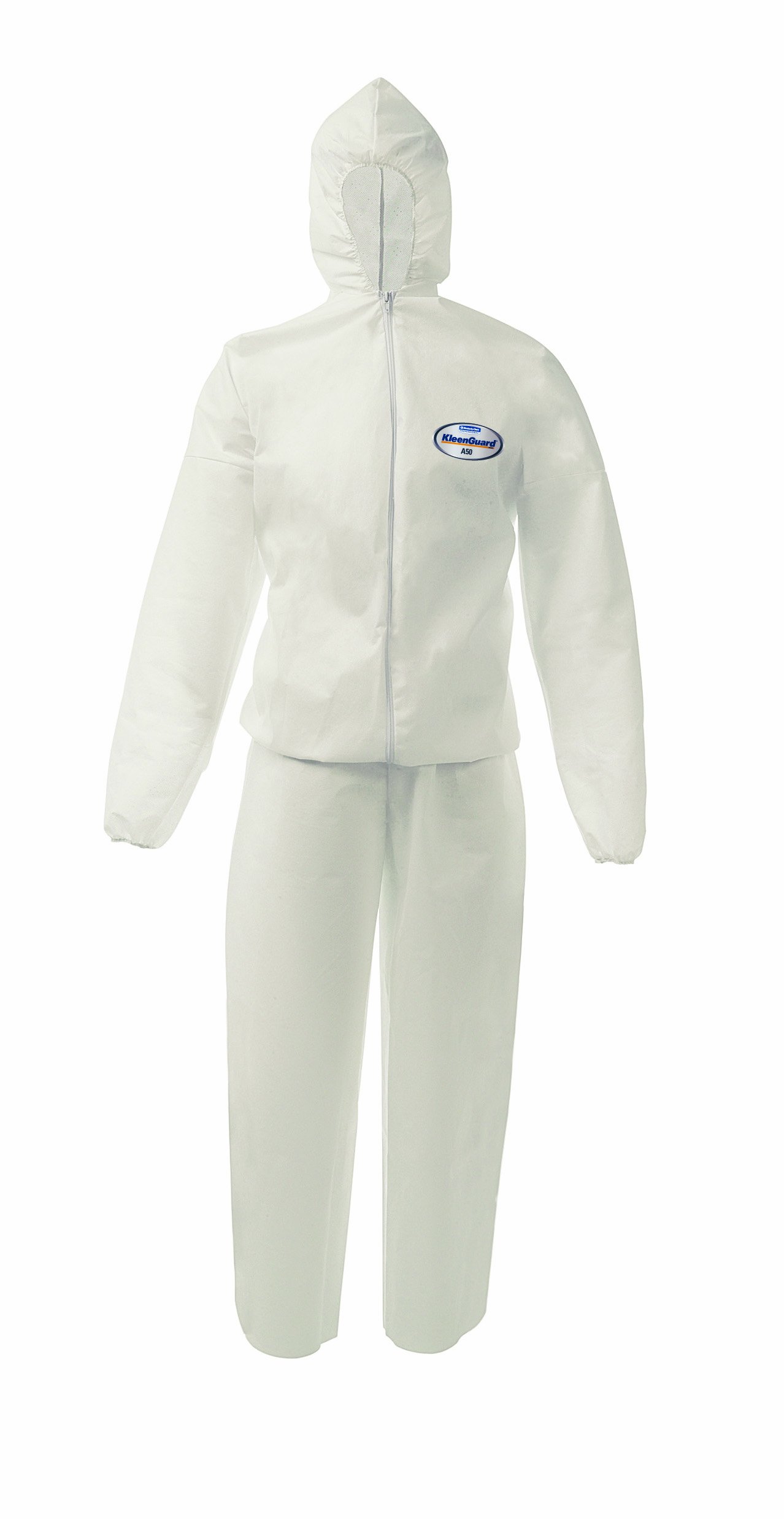 Kimberly Clark 99440 Kleenguard A50 Laboratory Jacket with Hood, Medium, White (Pack of 15)