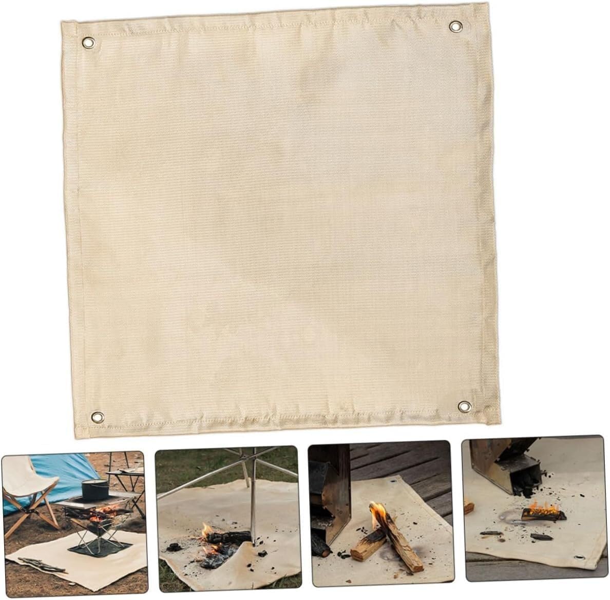 Fire Blanket,Fire Blankets Emergency for Home,Emergency Fire Blanket,Fireproof Rugs for Outdoor Camping BBQ Protection Pad(2PCS)