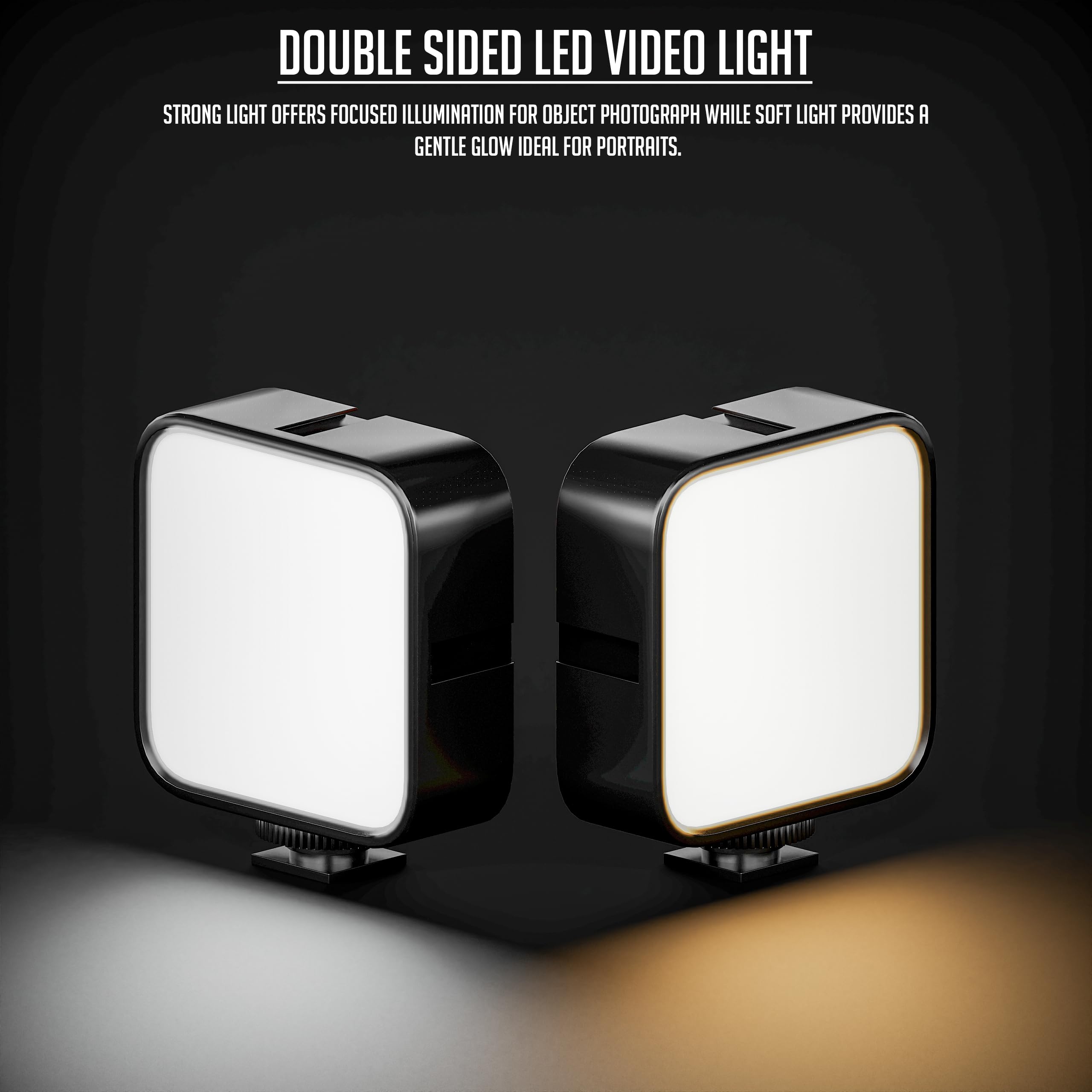 Lapster Luma Maxx LED Video Light for Video Shooting YouTube,Zoom Meeting, Photography Lighting with Clip Dimmable and Rechargeable for Camera Selfie Stick Tripod Laptop Cellphone and Other Gadgets — Amazon image 2