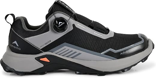 ADVENTRA Men’s Waterproof Hiking Shoes Low Ankle | Ultra-Grip Outdoor Trekking &amp; Trail Shoes | Lightweight, Durable, Slip-...