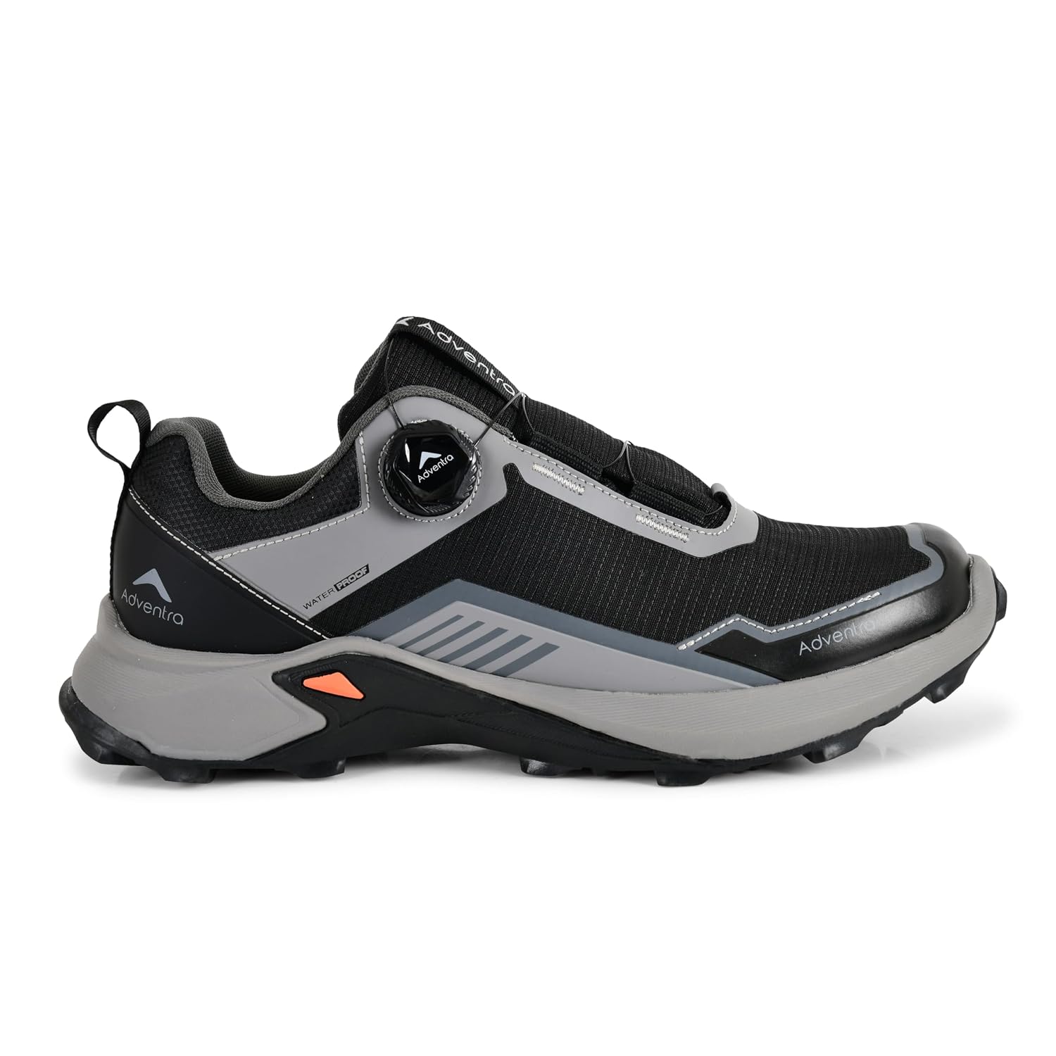 ADVENTRA Men’s Waterproof Hiking Shoes Low Ankle | Ultra-Grip Outdoor Trekking & Trail Shoes | Lightweight, Durable, Slip-...