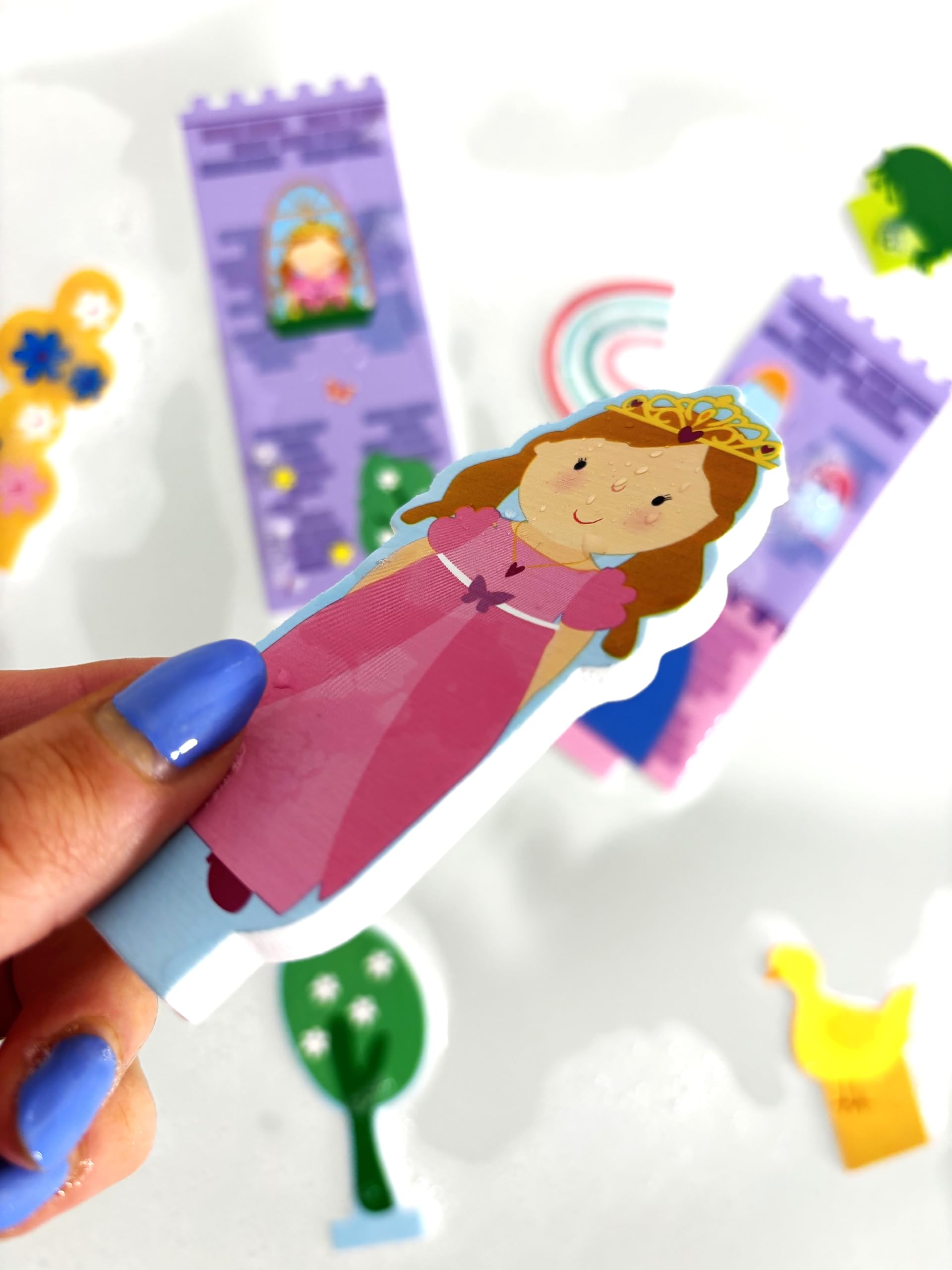 Buddy & Barney Bath Time Build & Play - Enchanted Castle, Pastels, Contemporary colors, medium - Image 3
