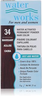 Waterworks Permanent Powder Hair Color #34 Mahogany