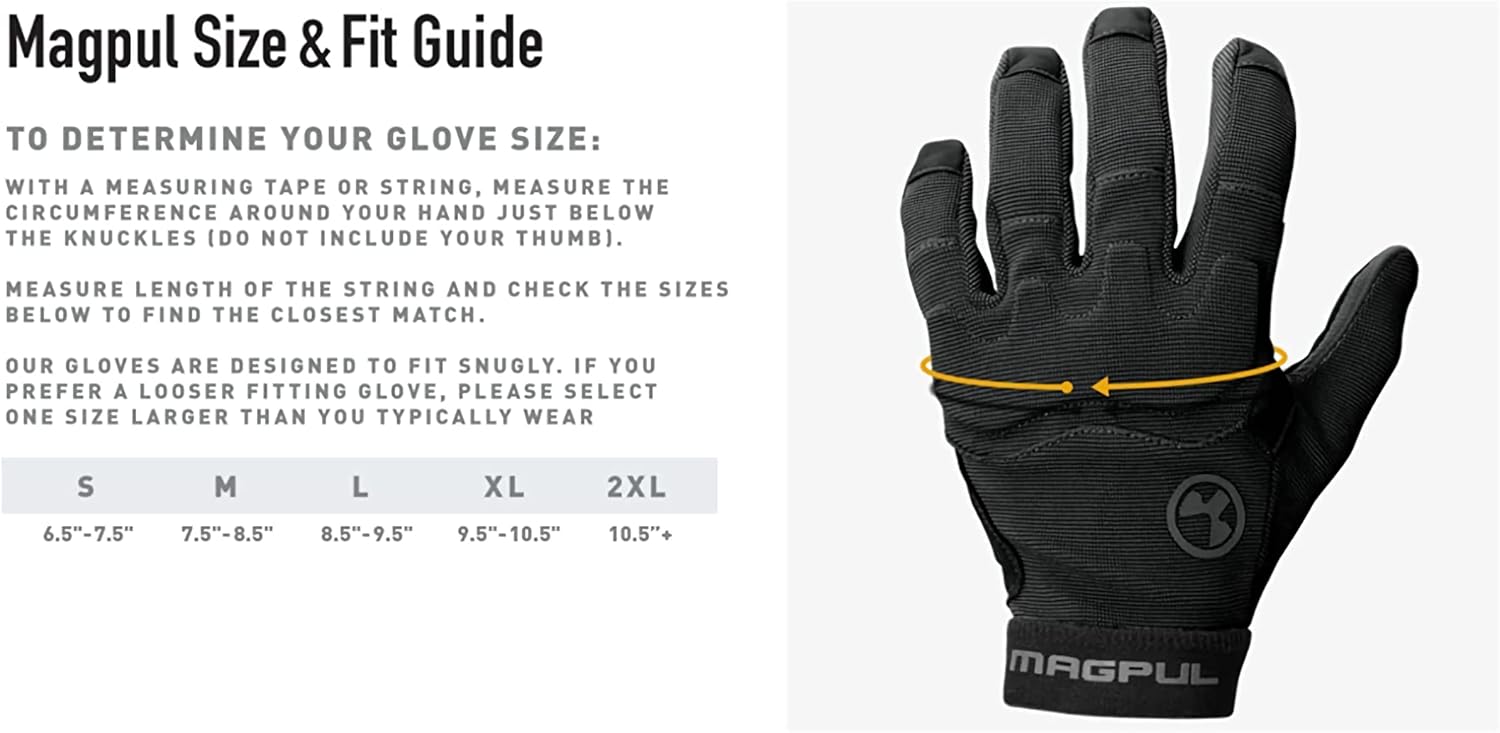 Magpul Patrol Glove 2.0 Lightweight Tactical Leather Gloves - Image 5