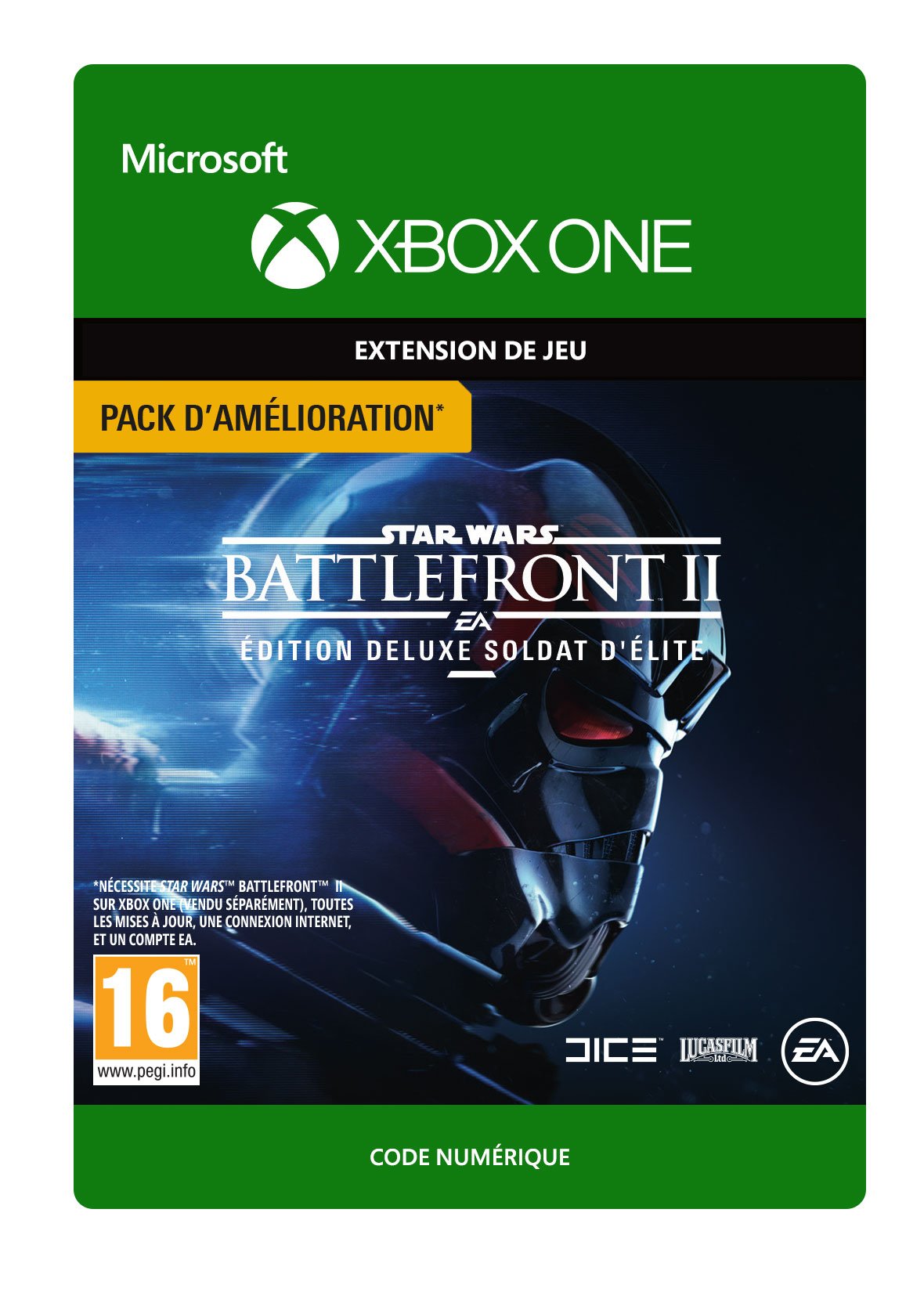 Star Wars Battlefront II: Elite Trooper Deluxe Edition Upgrade DLC | Xbox One - Code jeu à télécharger