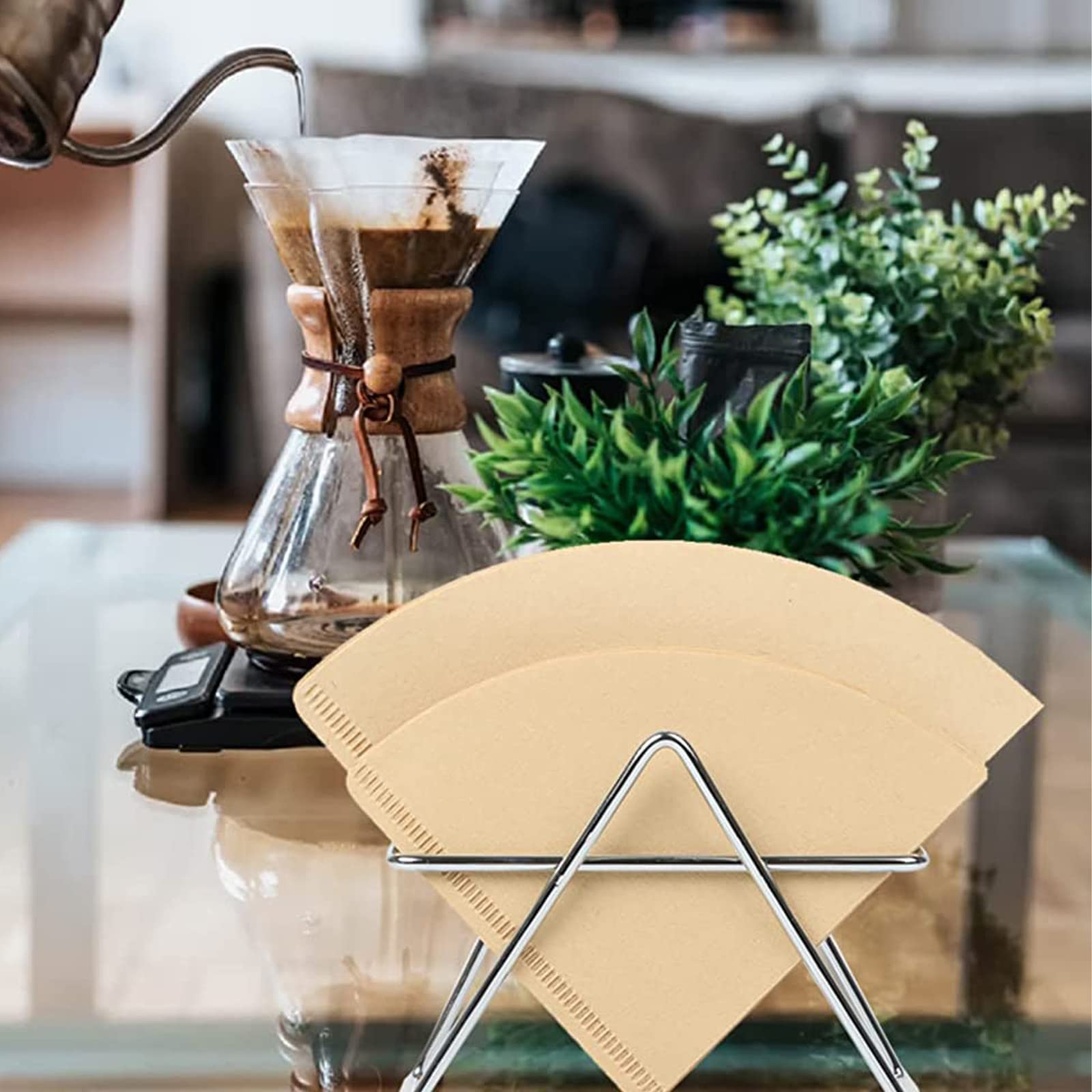 Support en métal pour tasses à café ou table Taille unique blanc[298 Support en métal pour tasses à café ou table Taille unique blanc[298