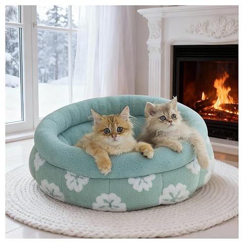 BALANCE Cat Beds for Indoor Cats, Washable Round Cat Bed,