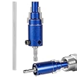 Broken Pipe Extractor Tool, Durable Steel Internal Pipe Wrench for Electric Drill Small Tap Extractors for Quick Removing Damaged Valves Faucet Bolts Fittings