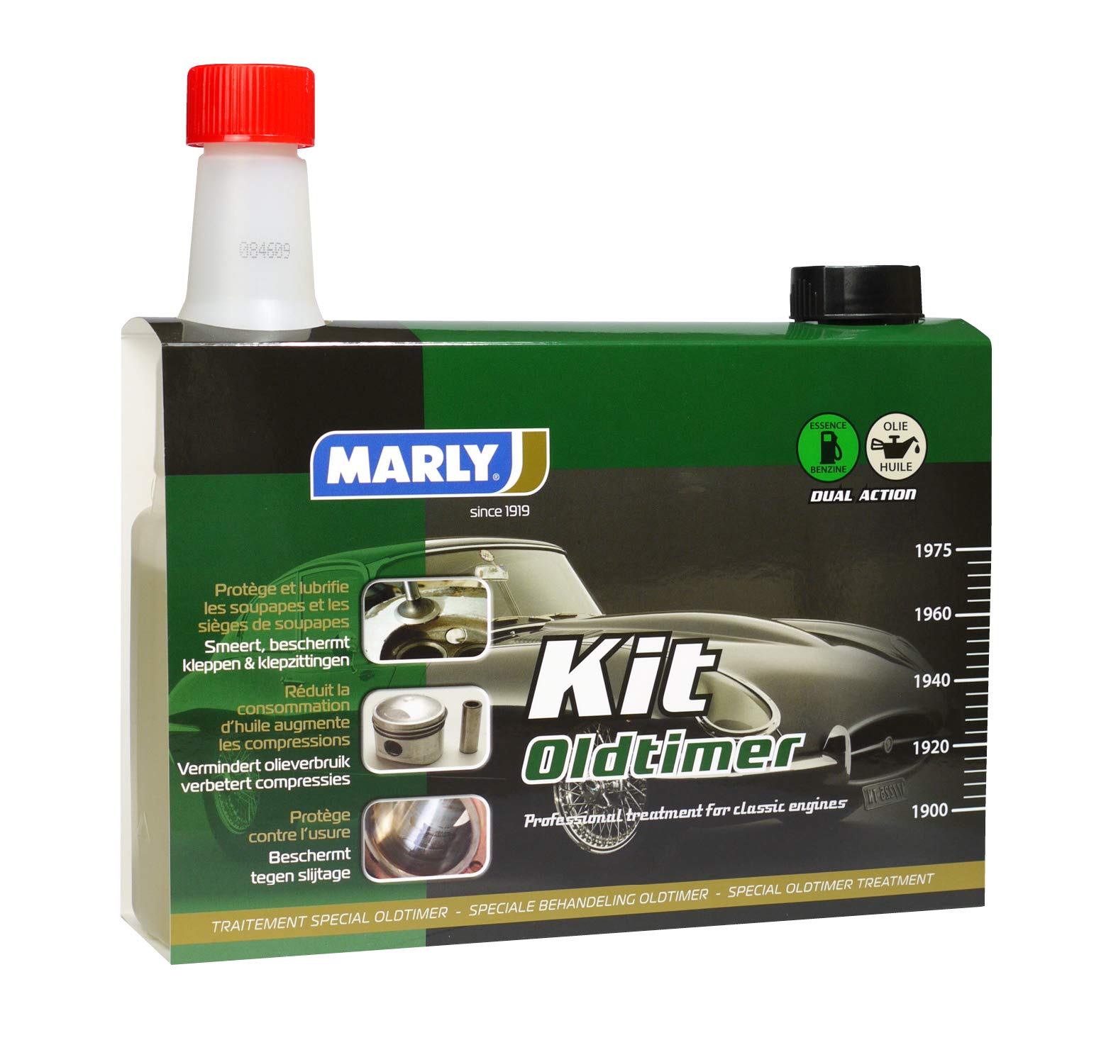 Marly OldTimer C2000+ detiene pérdidas con el Kit de aceite Saver MX 3