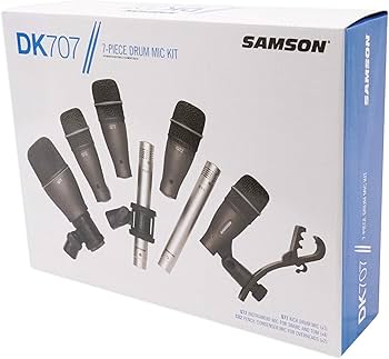 Amazon.com: Samson DK707 Drum Mic Kit-(1) Kick Bundle with
