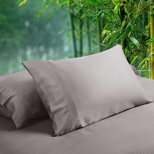 Miniatura 4 de David's Home Paquete de 2 fundas de almohada refrescantes de verano, fundas de almohada de tamaño Queen, sedosas, suaves, transpirables, para