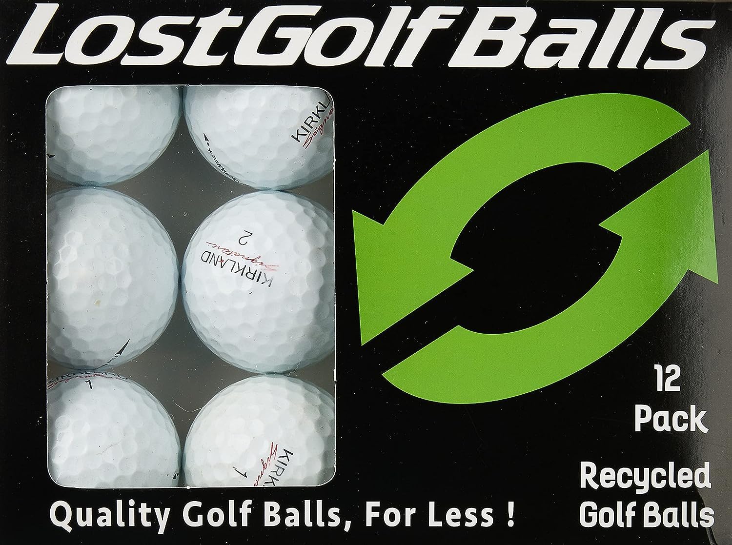 Kirkland SignaturePre-owned Golf Balls 12 Pack, one size