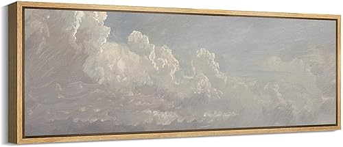 Miniatura 86 de MUDECOR Lienzo enmarcado extra grande para pared, tonos neutros suaves, naturaleza, vida silvestre, antiguo, retro, bellas ilustraciones,