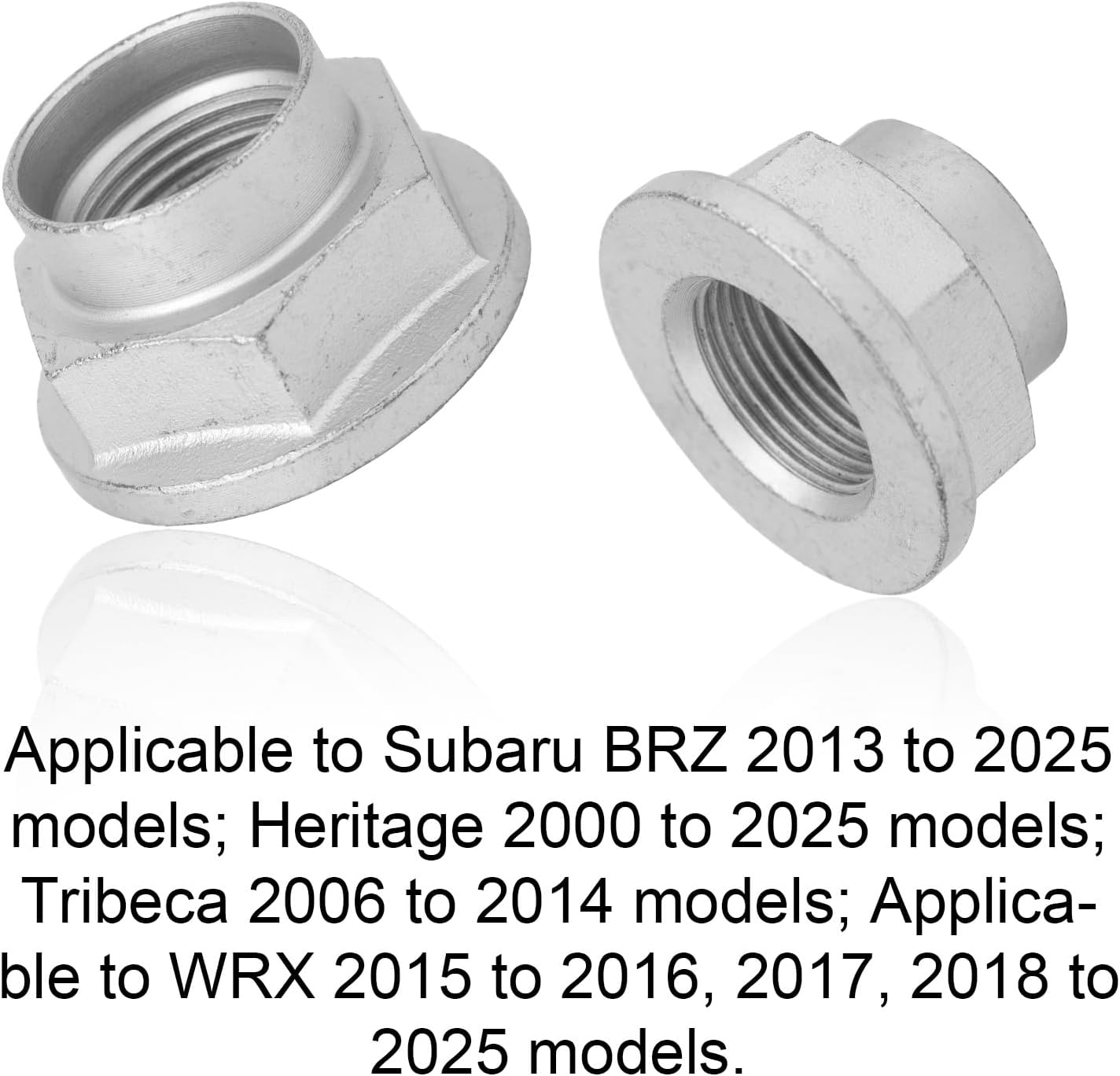 2pcs CV Axle Nuts for Subaru Forester, Axle Nut Driveshaft Spindle Nuts Compatible with Subaru Forester Crosstrek Outback Legacy BRZ Baja Tribeca and More Replace 902170049
