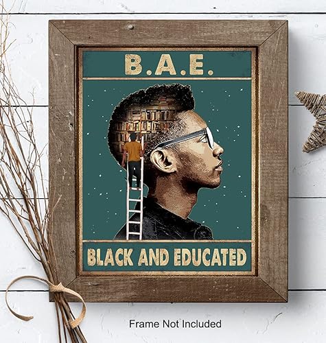 Miniatura 8 de African American Wall Art Classroom Decor - Black Art - Inspirational Wall Decor - African American Boys, Men - Motivational Posters - Positive