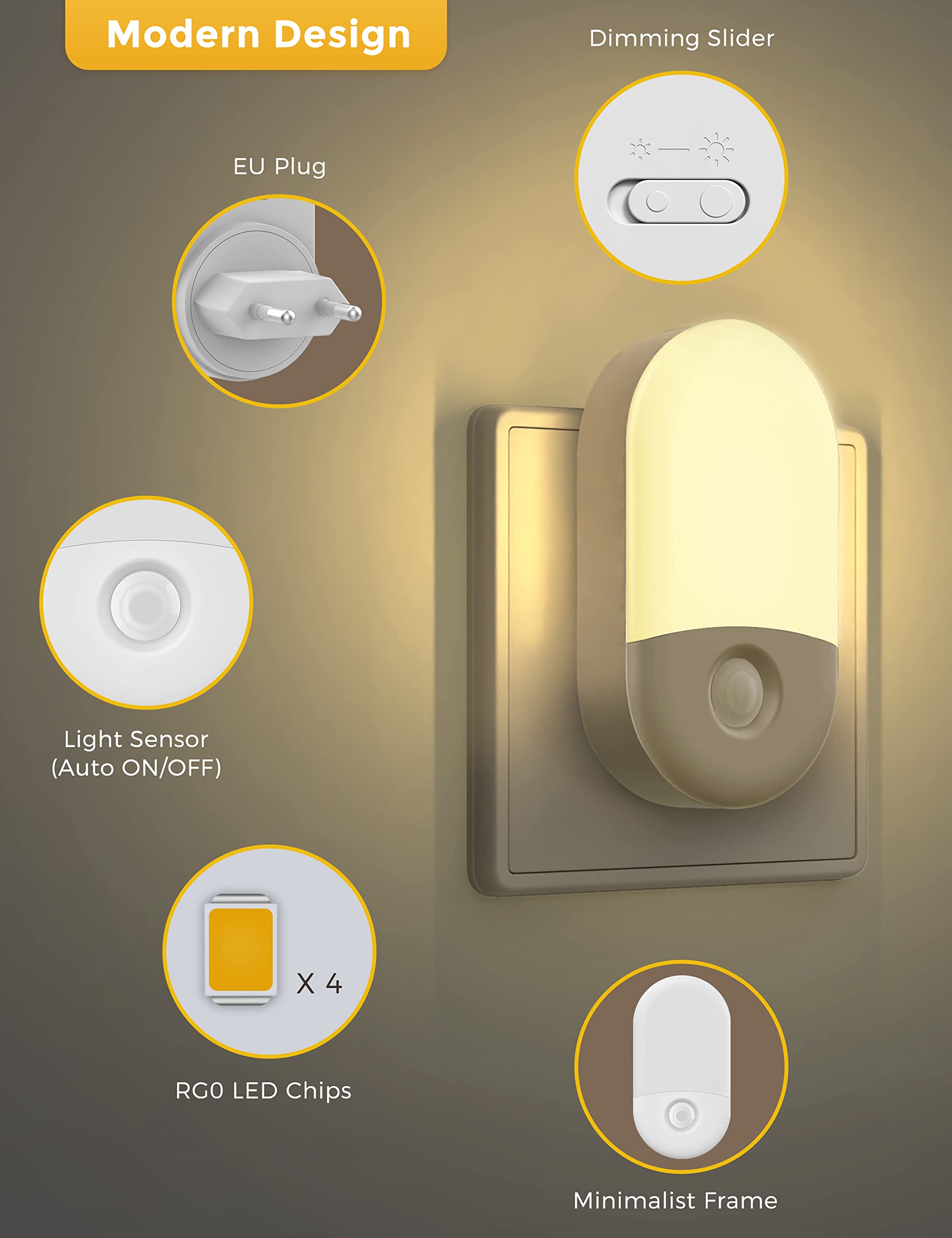 L LOHAS - Luce notturna a LED per bambini, 3D spaziale, luce notturna per bambini, luci notturne notturne della stanza dei bambini, RGB+bianco morbido 3000K, 3 modalità di illuminazione, decorazione