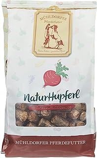 Mühldorfer NaturHupferl Rote Bete, 1 kg, naturgesunde Leckerli für Pferde, getreidefrei, ohne Melasse und Zusatzstoffe, zu...