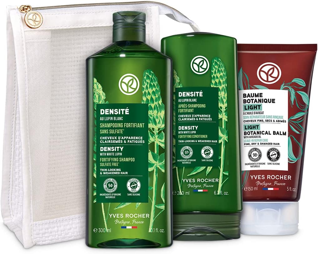 Yves Rocher Stronger and Denser Hair Care Set For ThinLooking