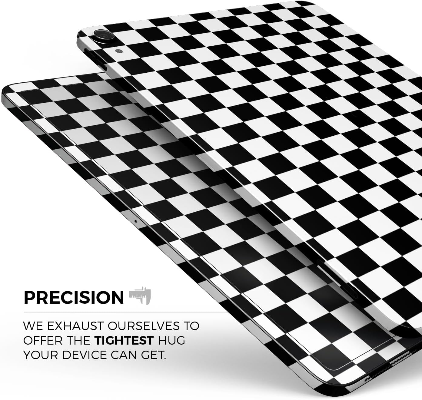 DesignSkinz - Compatible with iPad Pro 10.5" - Skin Decal Protective Scratch Resistant Vinyl Wrap - Checkerboard