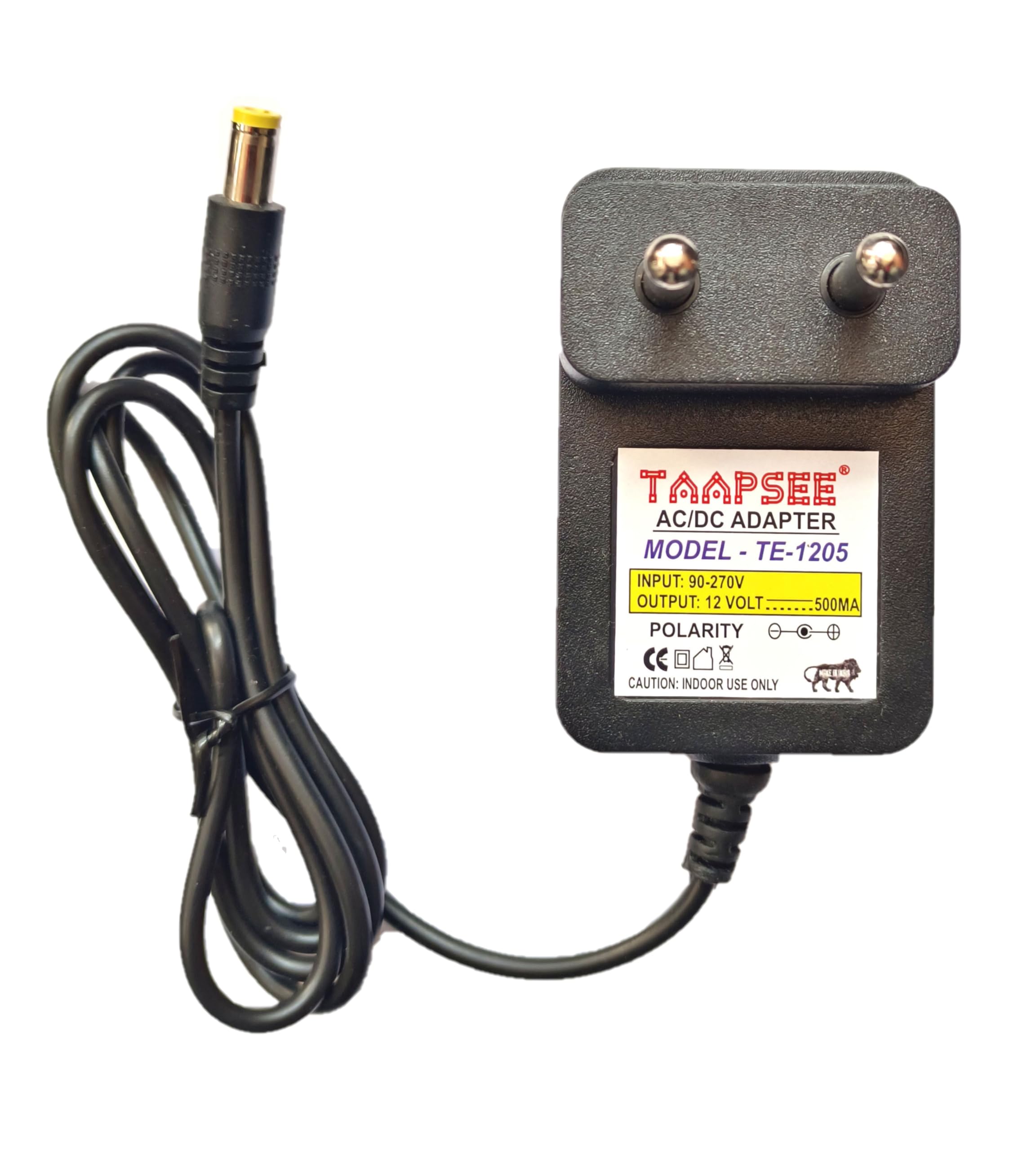 Taapsee 12V 500mA Power Supply Adapter 5.5mm x 2.1mm, 12 Volt Power Supply Adapter for CCTV Camera,Speaker,Router,Printer,Keyboard-image-47