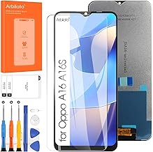 LCD Écran pour Oppo A16 CPH2269 ecran de Remplacement pour Oppo A16s CPH2271 LCD Touch Digitizer pièces de réparation (Noir, 6.52 ")