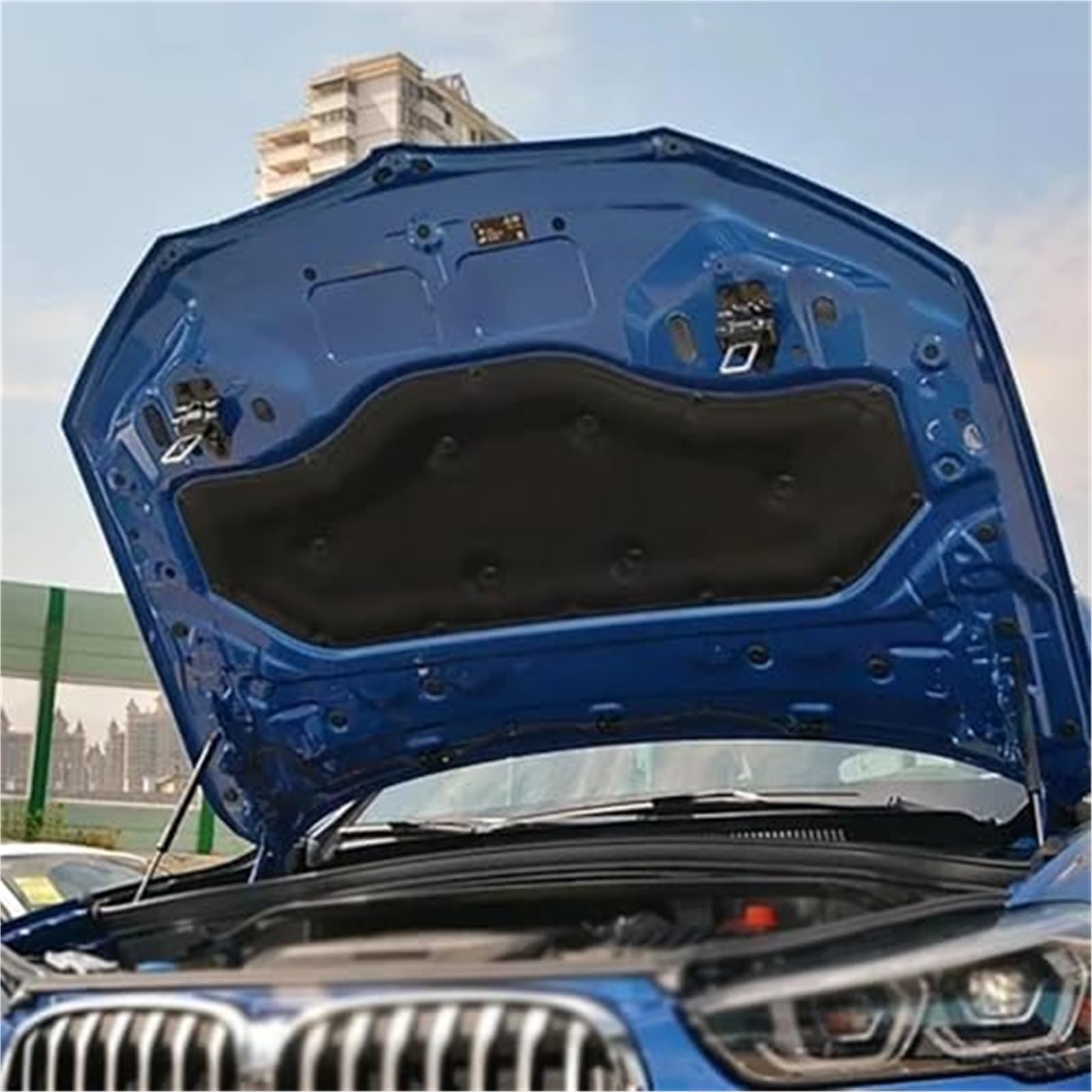 Mata grzewcza do silnika samochodowego Podkładka izolacyjna dla BMW X1 F48 2019 2020 2021 2022 2023 Przednia maska ​​silnika