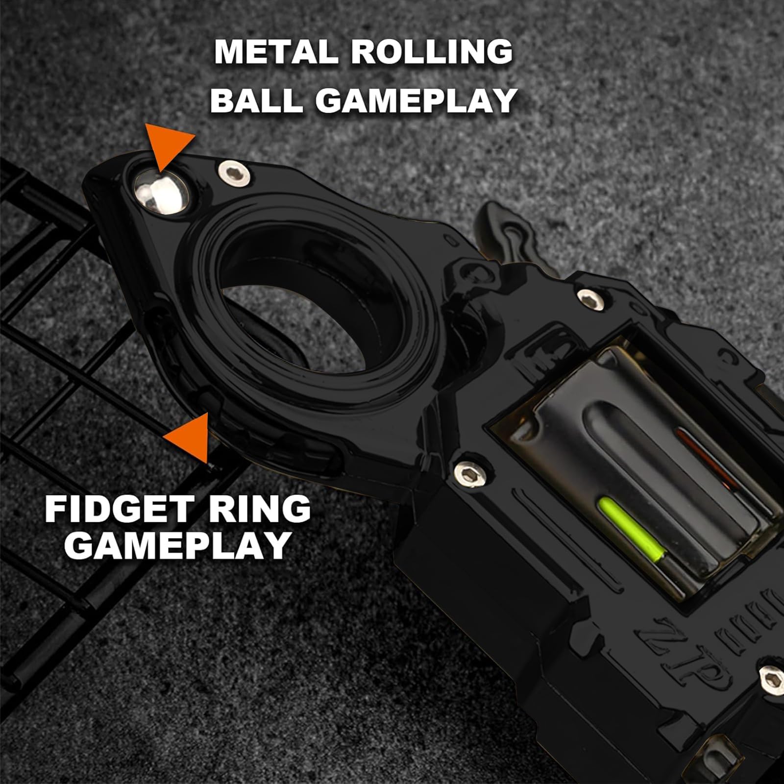 Fidget Toy ze stopu, zabawka antystresowa EDC, rotacyjna dekompresja, prezent dla dzieci od 14 lat