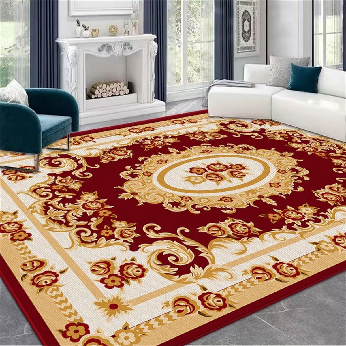 Tapis de salon grande taille 100X200CM moderne pour decoration de maison