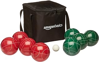 Amazon Basics Bocce Ball Set with Soft Carry Case